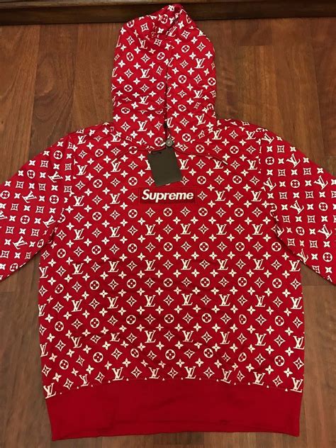 hoodies supreme louis vuitton|louis vuitton pullover supreme.